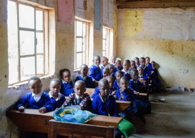 Schulklasse in Tansania