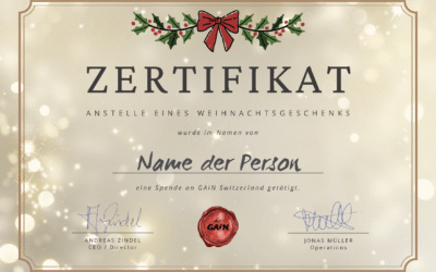 Das GAiN Weihnachts-Zertifikat 🎄